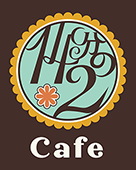 週末カフェ「14分の2」ロゴ